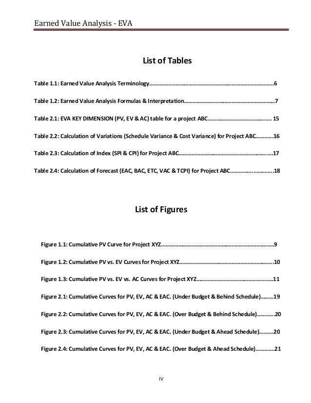 earned value analysis eva earned value analysis template