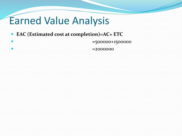 Earned value analysis (1) | PPT