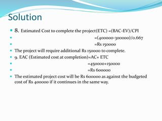 Earned value analysis (1) | PPTX