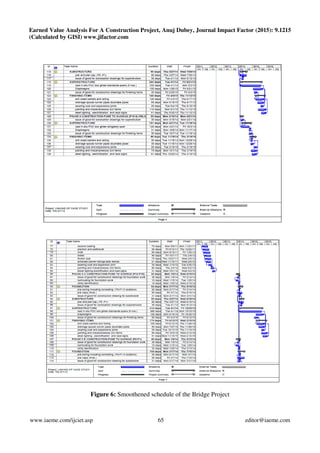 Earned value analysis for a construction project | PDF