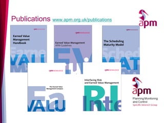 Publications www.apm.org.uk/publications  