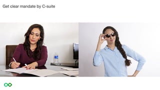 Get clear mandate by C-suite
 