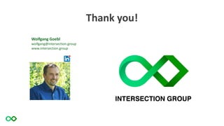Thank you!
Wolfgang Goebl
wolfgang@intersection.group
www.intersection.group
 