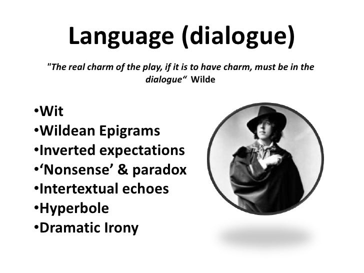The Importance of Being Earnest Intro.