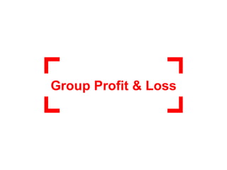Group Profit & Loss
 