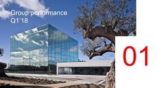 Group performance
Q1’18
01
 