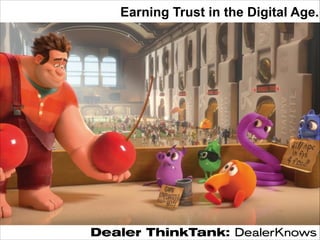When a
Stranger
Calls

Earning Trust in the Digital Age.

Dealer ThinkTank: DealerKnows

 