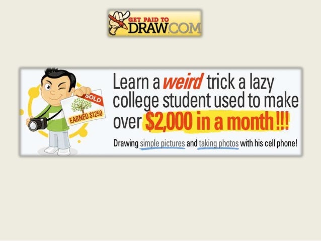 Earn money with drawing a picture -its free try now