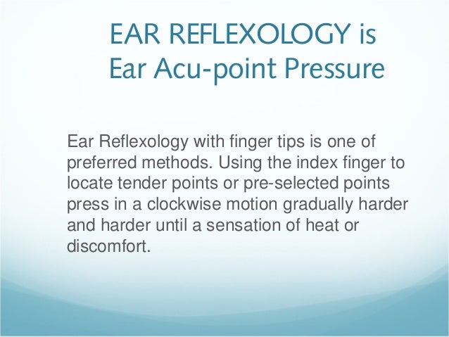 Ear Reflexology For Weight Loss