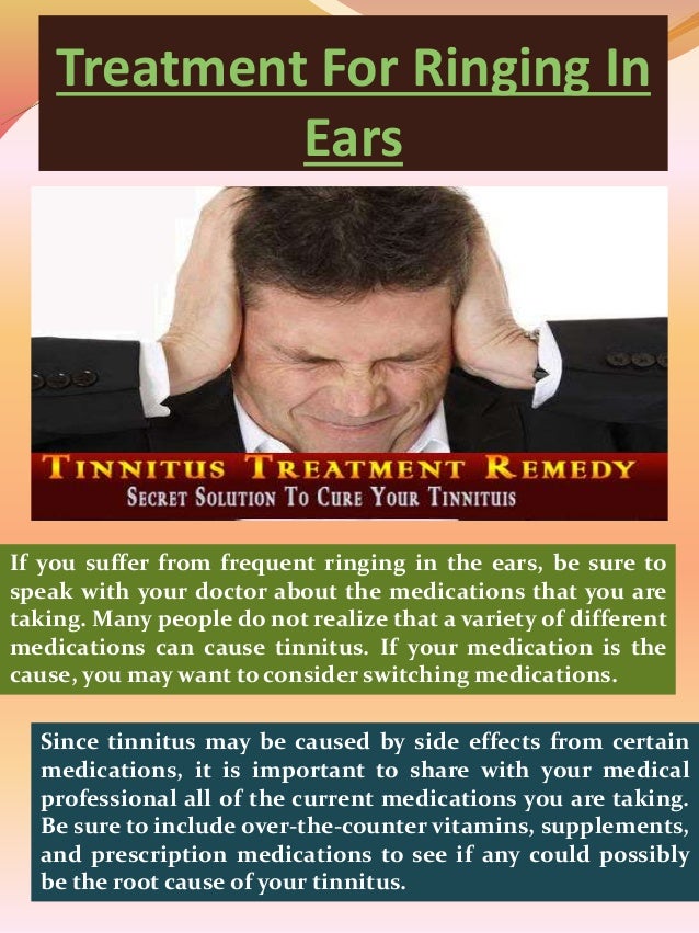 Ears ringing treatment