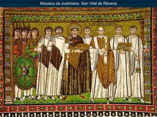 Mosaico de Justiniano, San Vital de Rávena
 
