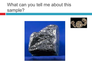 What can you tell me about this sample?