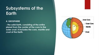 ELs earth pptx subsytem of the earth pptx | PPT image.
