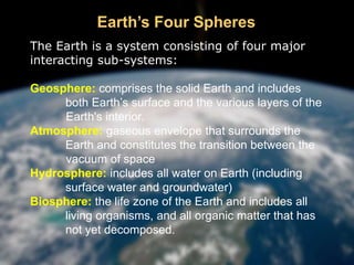 Earth Subsystems ppt