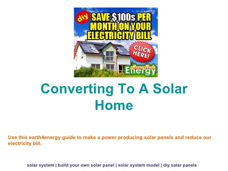 Earth4 Energy Makes Solar Panel And Make Wind Turbine For