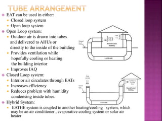 Earth air tunnel cooling and heating system by Gunpreet singh.pptx