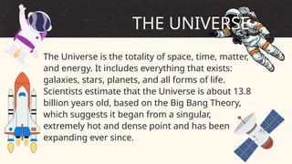 EARTH AND LIFE SCIENCE Origin and Structure of the Earth, Universe and ...