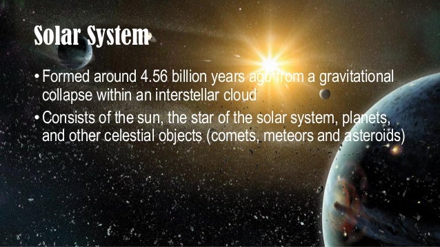 Earth And Life Science The Solar System