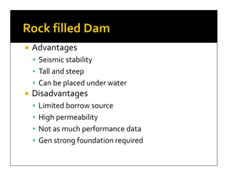 Earth and rockfill dams