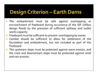 Earth and rockfill dams