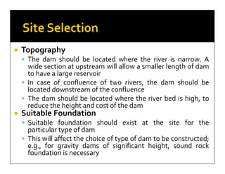 Earth and rockfill dams