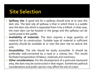Earth and rockfill dams