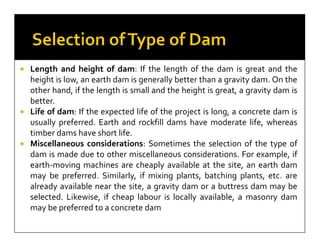 Earth and rockfill dams