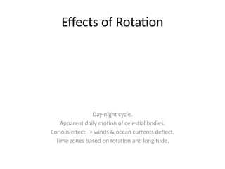 Earth shape and movements geography power point presentation | PPTX