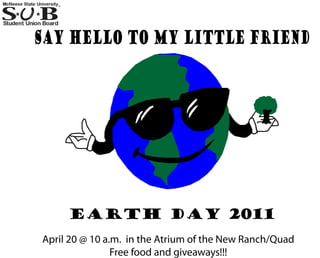 Earth day flyer