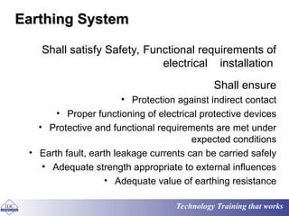earthing of power system and installations.ppt