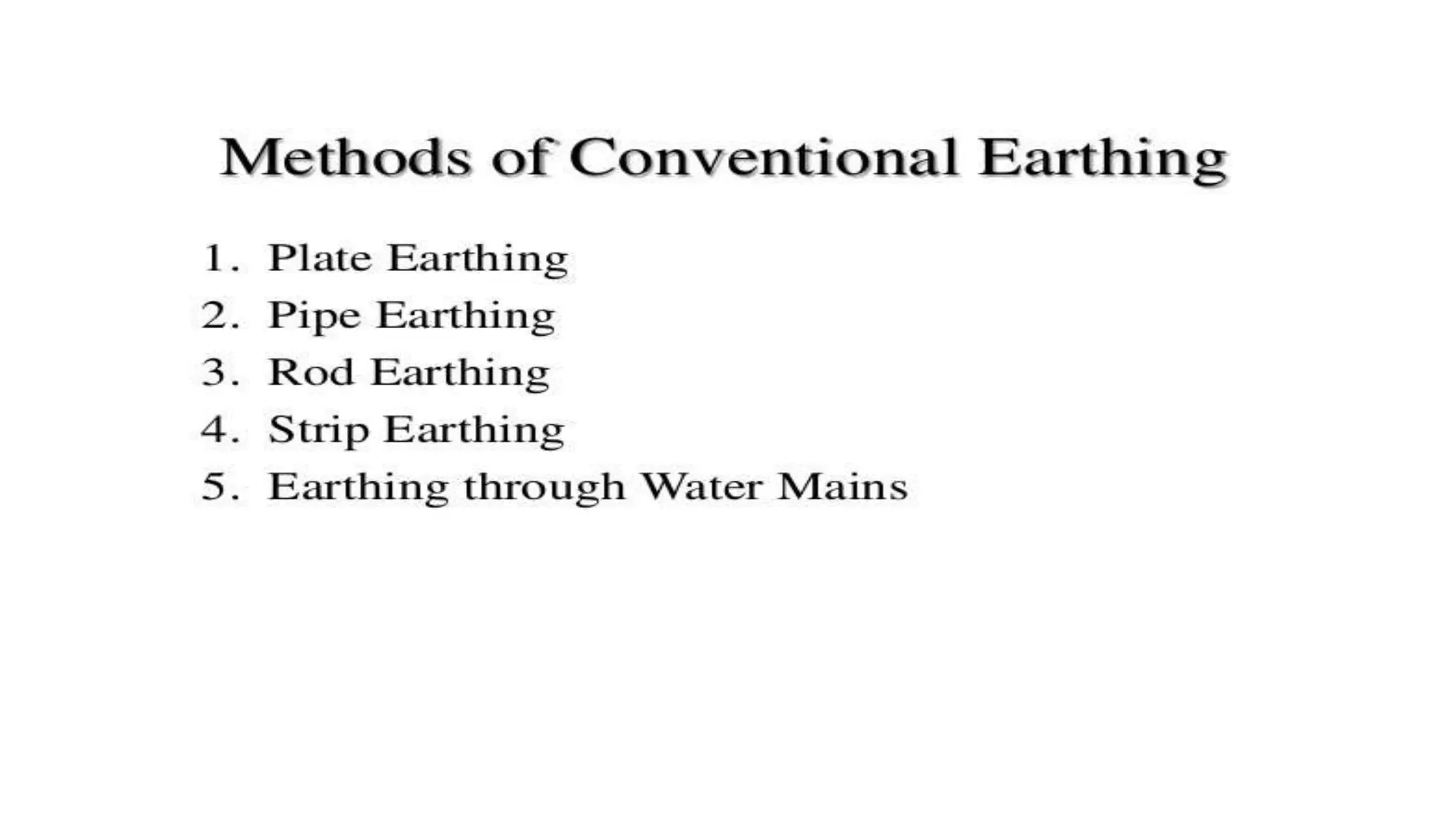 Electrical Earthing and types | PPTX