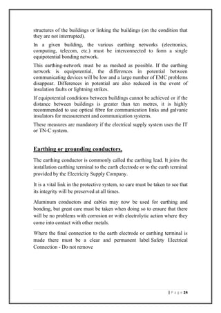 Earthing in electrical power systems | PDF