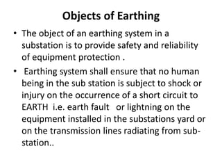 Earthing System Object Earthing system | PPTX