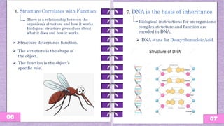EARTH AND LIFE SCIENCE Unifying Themes Of Life | PPTX