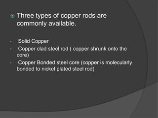 Cont….l varies with electrode arrangement