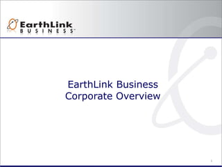 EarthLink Business Corporate Overview 