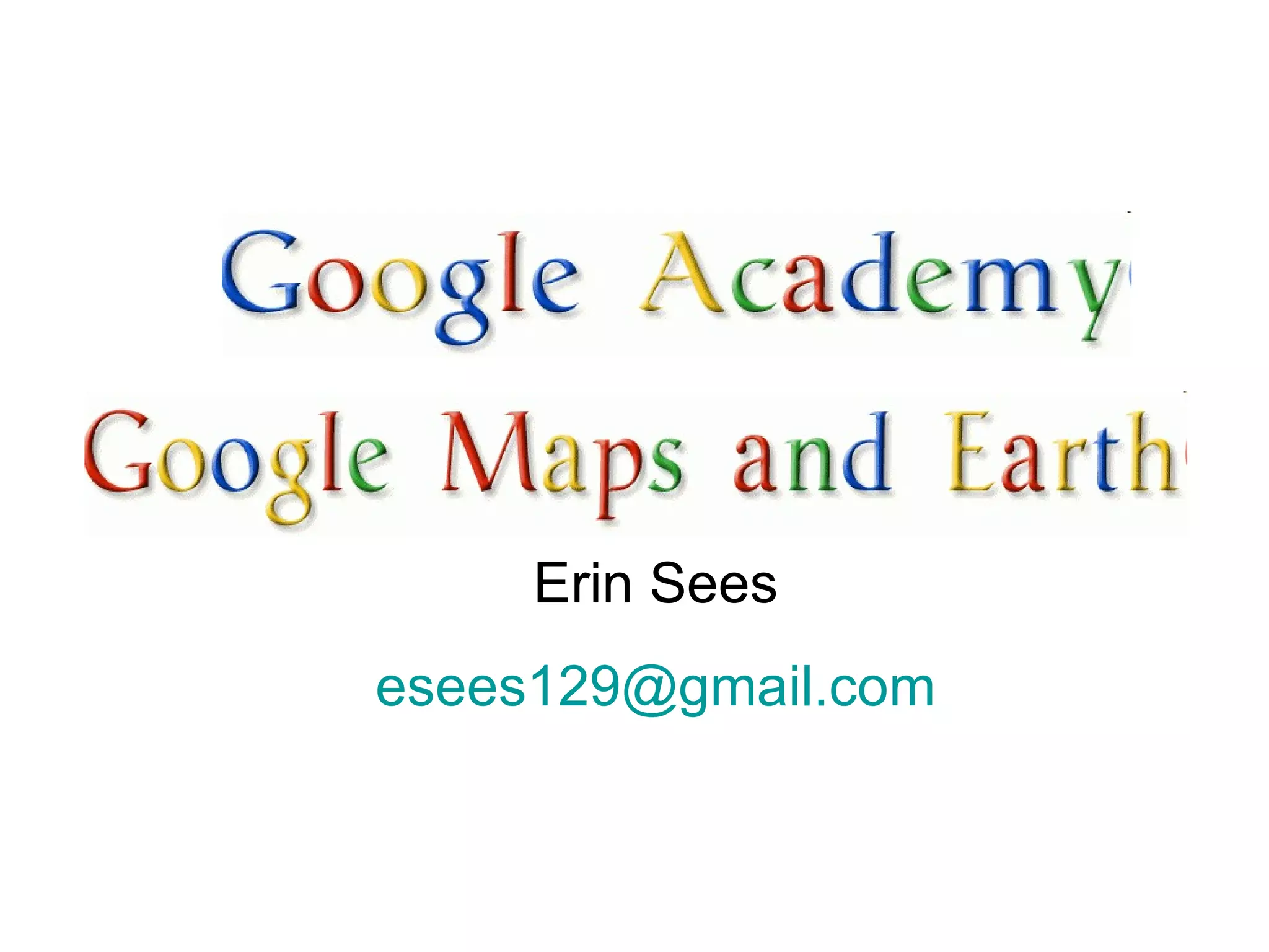 Erin Sees [email_address] 
