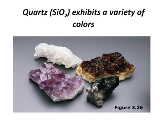 Massive Habit Quartz Sio2 Earth materials | PPT