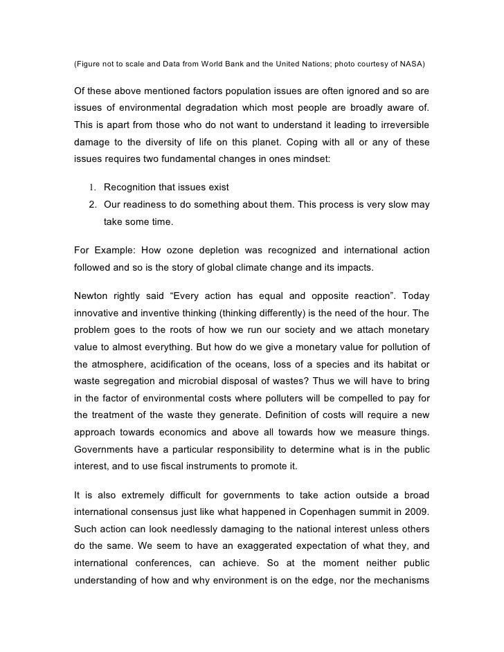 Environment essay in english 200 words picture