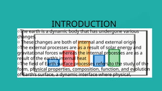 Earth processes - Concept of residence, time and rates of natural ...