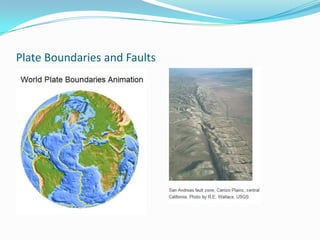 Plate Boundaries and Faults
 