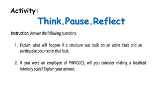 Activity:
Think.Pause.Reflect
 