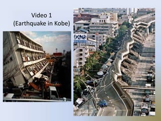 Video 1
(Earthquake in Kobe)
 