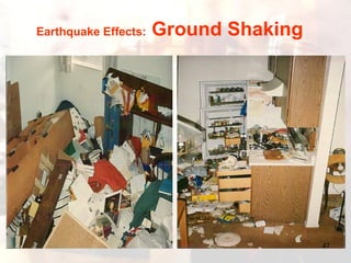 Earthquake Effects:   Ground Shaking 