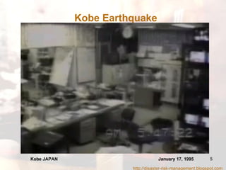 Kobe JAPAN January 17, 1995 Kobe Earthquake http://disaster-risk-management.blogspot.com  