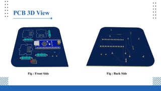 PCB 3D View
Fig : Front Side Fig : Back Side
 