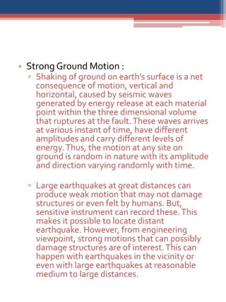 Earthquake engineering | PPTX