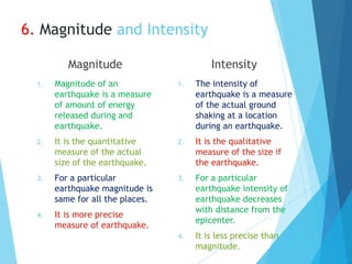 Earthquake engineering presentation | PPTX