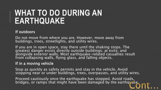 Earthquake - Disaster Management | PPTX