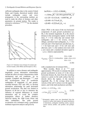 Earthquake ground motion and response spectra (Bijan Mohraz, Fahim ...
